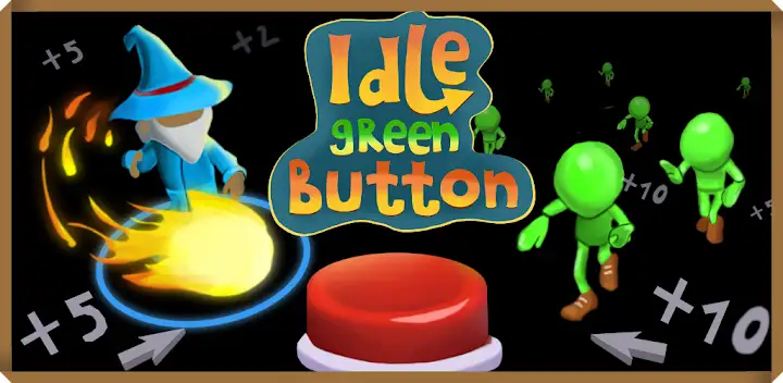 Green button: Press the Button